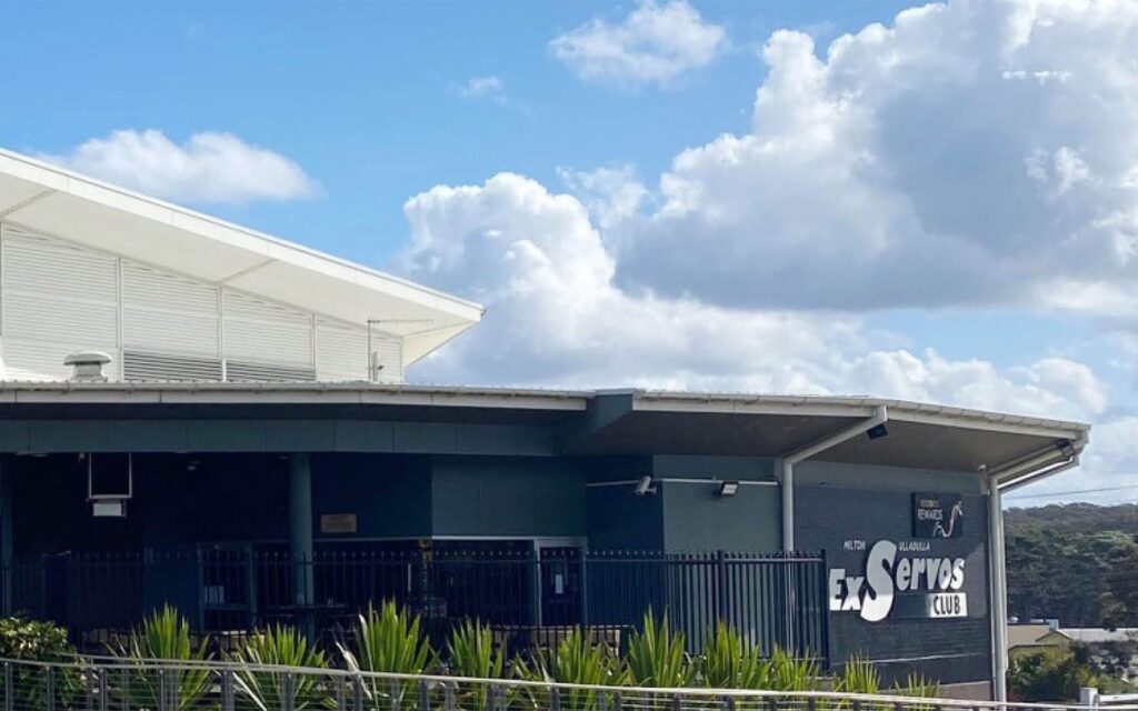 An image from the outside of Milton Ulladulla ExServos Club