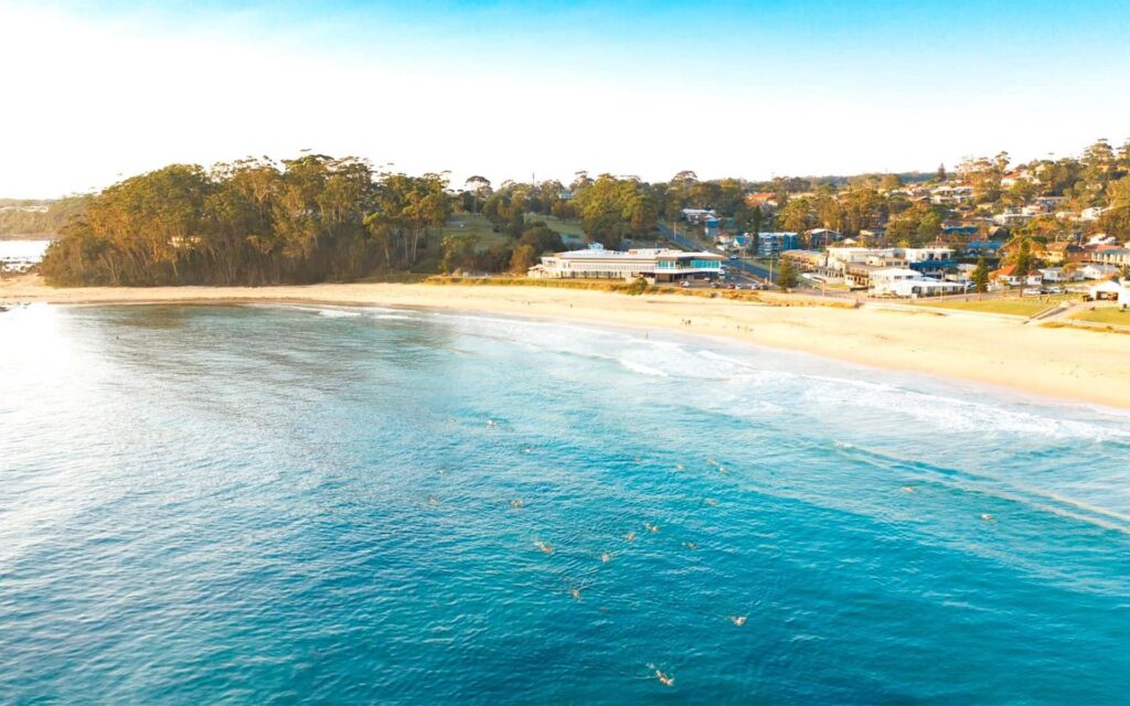 Location shot near Mollymook Golf Club